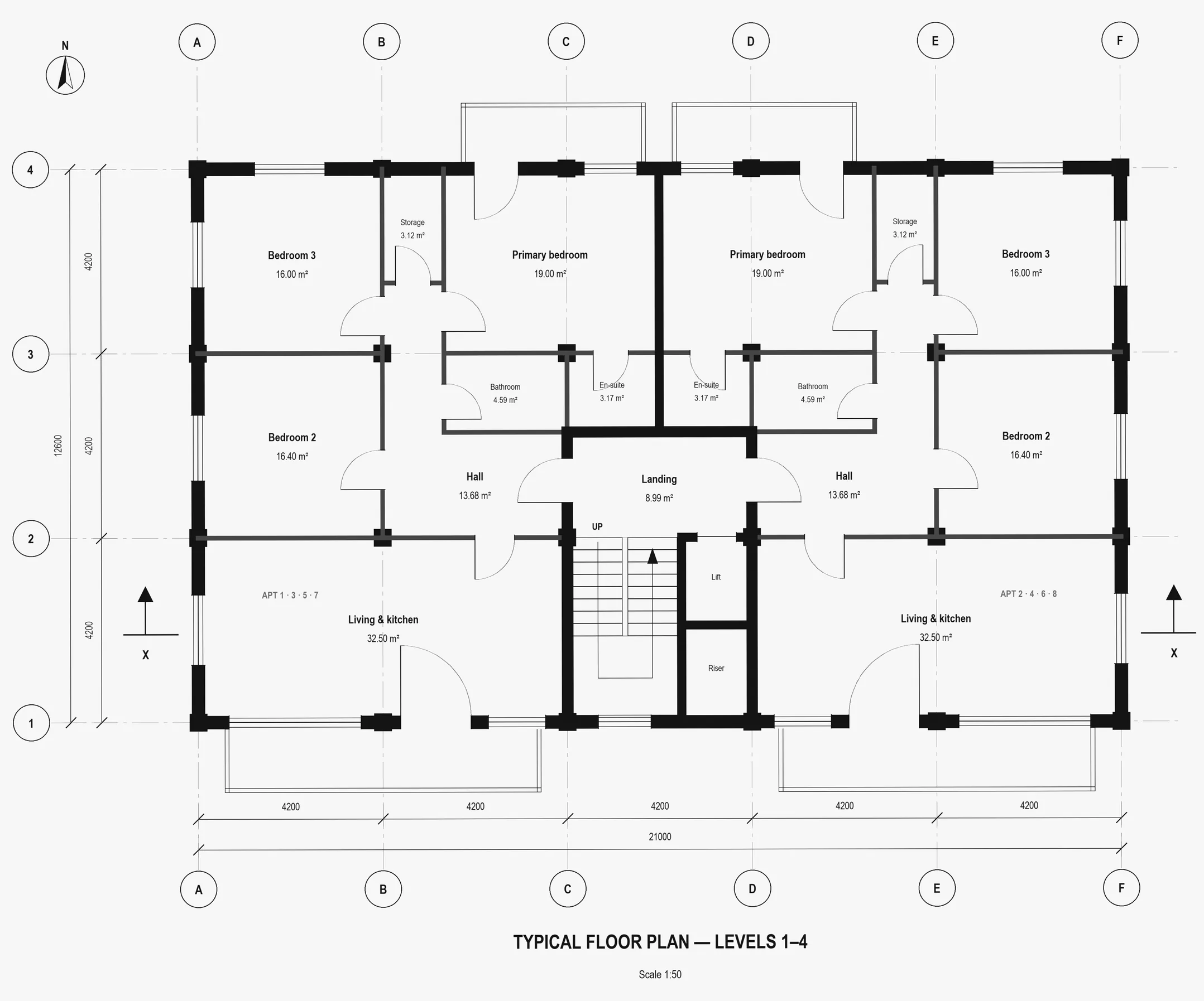 Lámina de origen de ejemplo A-101, elaborada para este proyecto